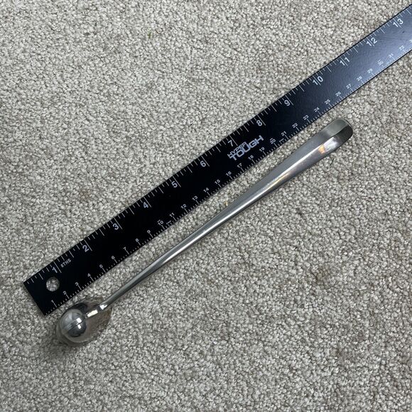 VTG Silverplate Candle Snuffer 10” Long Marked F. B. Rogers Italy Heavy Duty - Picture 7 of 7